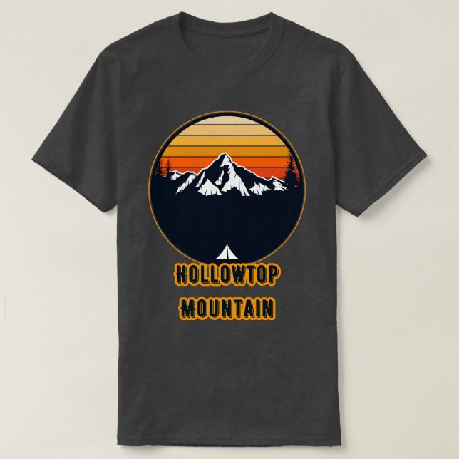 Camiseta Hollowtop Mountain (Frente do Design)