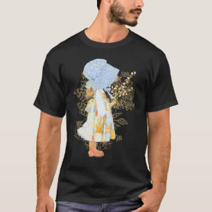 Camiseta Holly Hobbie County Girl segurando flores doce