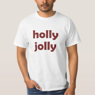Camiseta Holly Jolly Christmas Santa Claus Gift