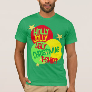 Camiseta Holly Jolly Ugly Christmas T-Shirt