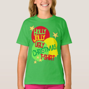 Camiseta Holly Jolly Ugly Christmas T-Shirt Kid