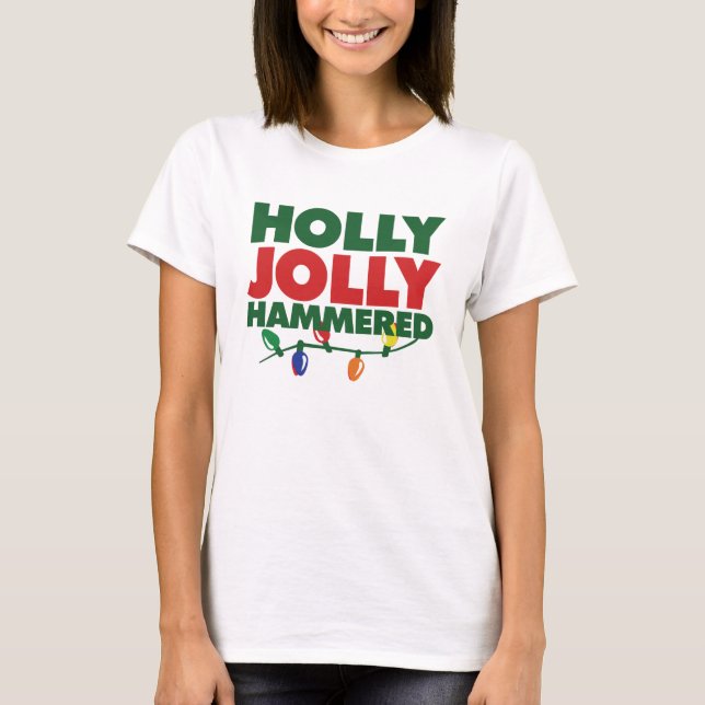 Camiseta Holly Jolly Xmas (Frente)
