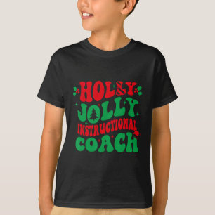 Camiseta Holly Xmas Jolly Treinador Instrutivo Coa de Natal