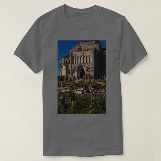 Camiseta Hollyhocks enlouquece no cemitério Talmontsur Giro (Frente do Design)