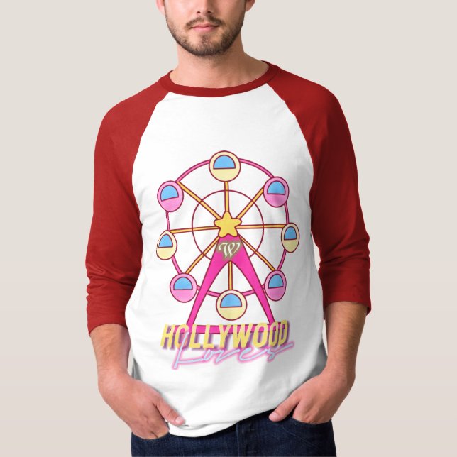 Camiseta Hollywood Ama o Tshirt Sky Swing (Frente)