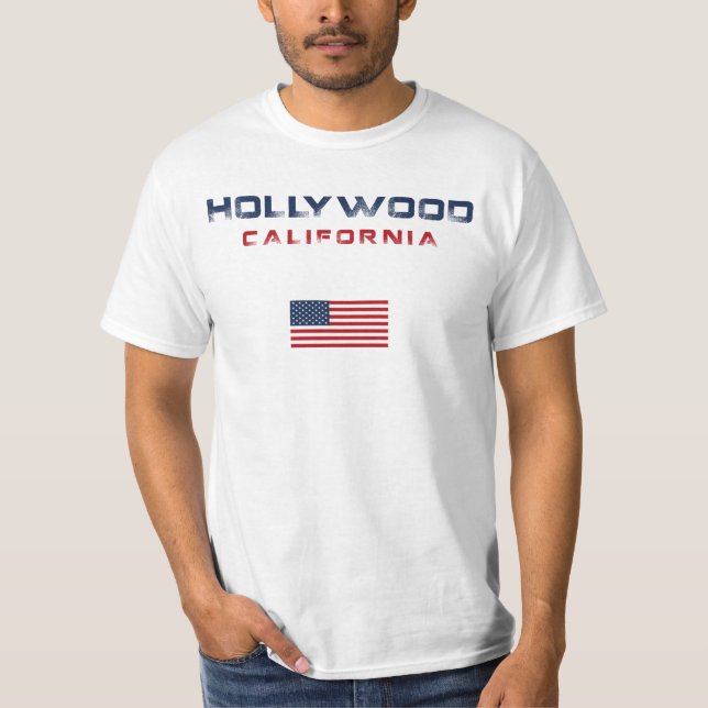 Camiseta Hollywood Califórnia (Frente)
