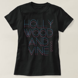 Camiseta Hollywood e Vine