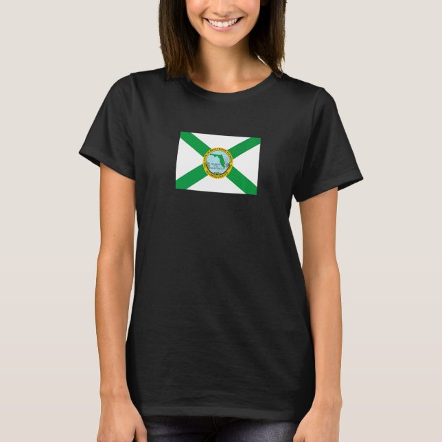 Camiseta Hollywood Florida Flag (Frente)