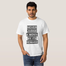 Hollywood preguiçoso nunca julga o t-shirt