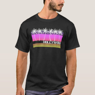 Camiseta Hollywood Retro Florida California Beach Vintage S