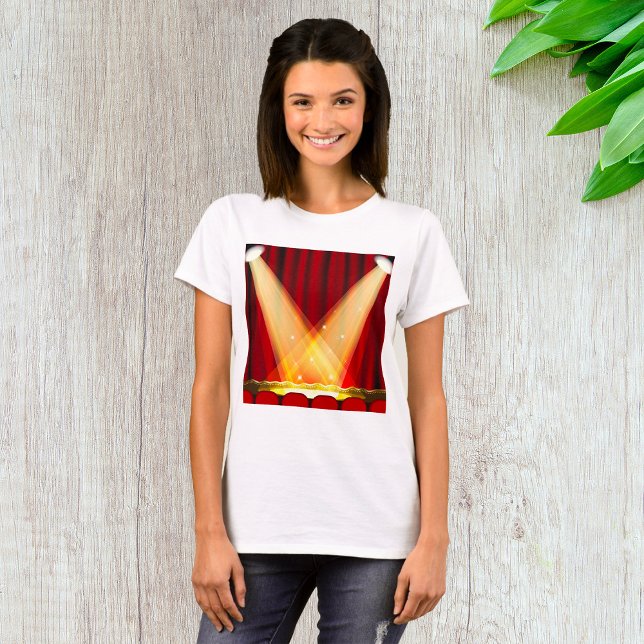 Camiseta Holofotes No Palco (Criador carregado)