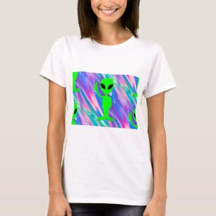 Camiseta holograma de alienígena
