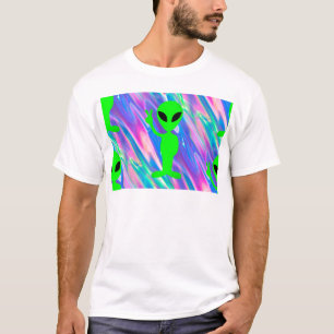 Camiseta holograma estrangeiro