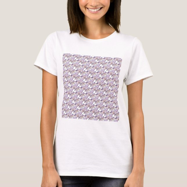 Camiseta holograma unicorn emoji (Frente)