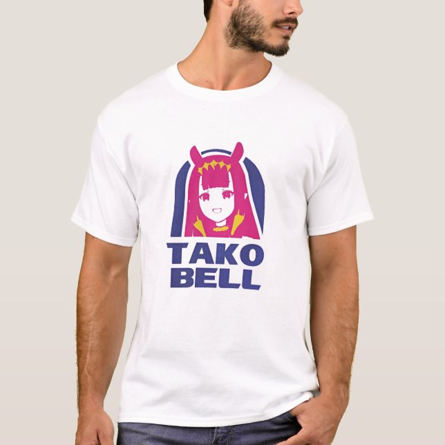 Camiseta Hololive EN Ninomae Inanis Tako Bell (Frente)