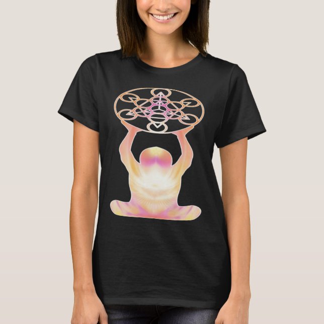 Camiseta Holy Geometry Mandala Meditation & Yoga (Frente)