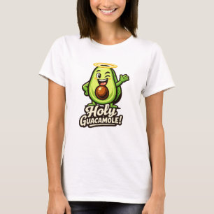 Camiseta Holy Guacamole - Pacote de Guac - Amantes de Comid