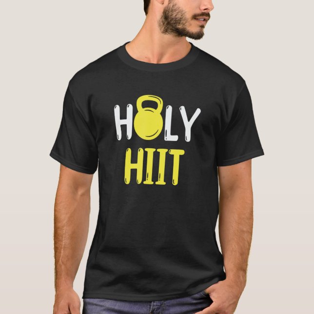 Camiseta Holy HIIT Kettlebell Fitness Interval Training Wor (Frente)
