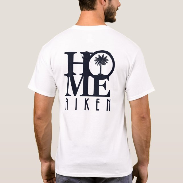Camiseta HOME Aiken, SC (impressão traseiro) (Verso)