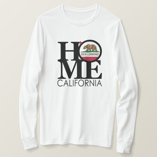 Camiseta HOME Ben Lomond CA (Frente do Design)