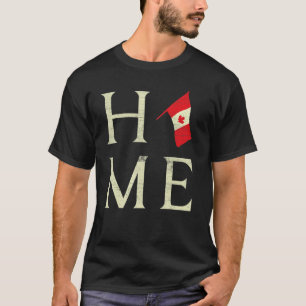 Camiseta Home Canada Day Maple Proud Canadian Flag F