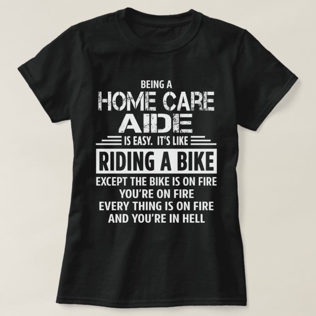 Camiseta Home Care Aide (Frente do Design)