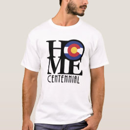 Camiseta HOME Centennial Colorado (impressão frontal)