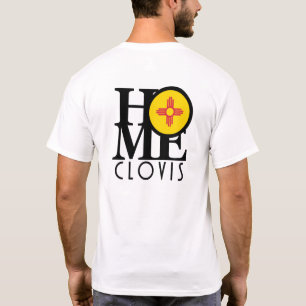Camiseta HOME Clovis Novo México (impressão traseiro)
