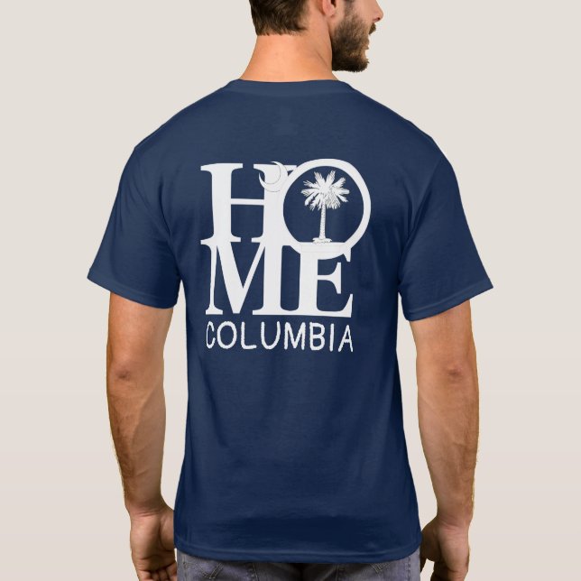 Camiseta HOME Columbia Carolina do Sul (impressão de trás) (Verso)