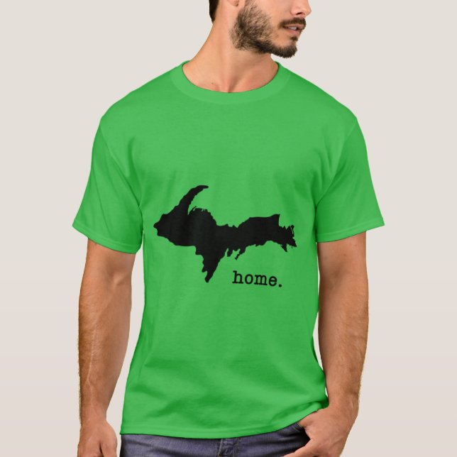 Camiseta Home do Upper Michigan Superdimensionado (Frente)