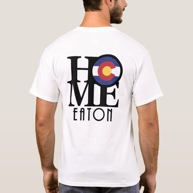 Camiseta HOME Eaton Colorado (impressão de trás) (Verso)