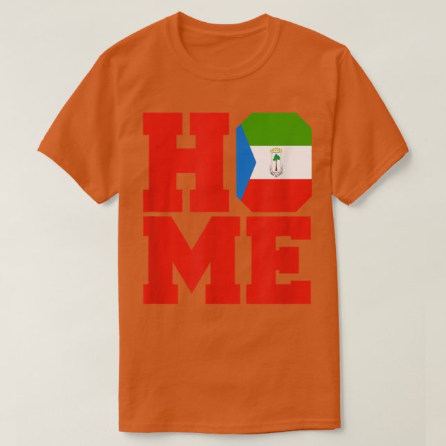 Camiseta HOME  Equatorial Guinea  (Frente do Design)
