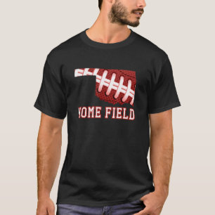 Camiseta Home Field Futebol Oklahoma Okie Red