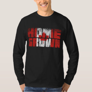 Camiseta Home Grown Canadian Flag