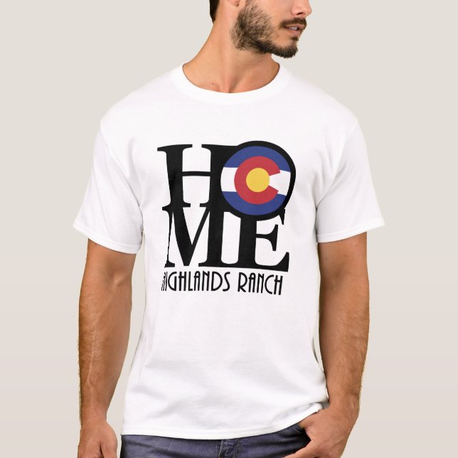 Camiseta HOME Highlands Ranch Colorado T-Shirt (Frente)