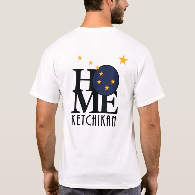 Camiseta HOME Ketchikan Alaska (Verso)