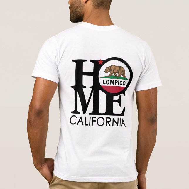 Camiseta HOME Lompico CA (Design traseiro) (Verso)
