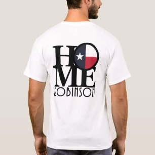 Camiseta HOME Robinson Texas (impressão traseira)