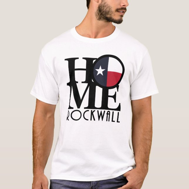 Camiseta HOME Rockwall TX (Frente)