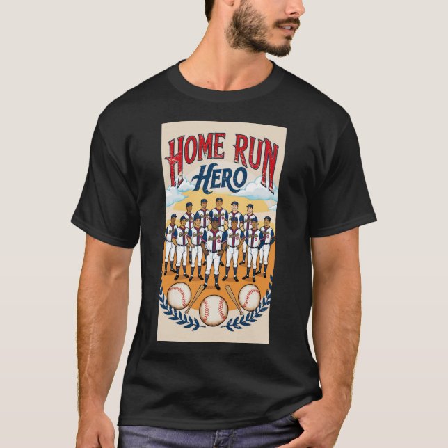 Camiseta Home Run Hero. (Frente)