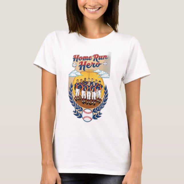 Camiseta Home Run Hero. (Frente)