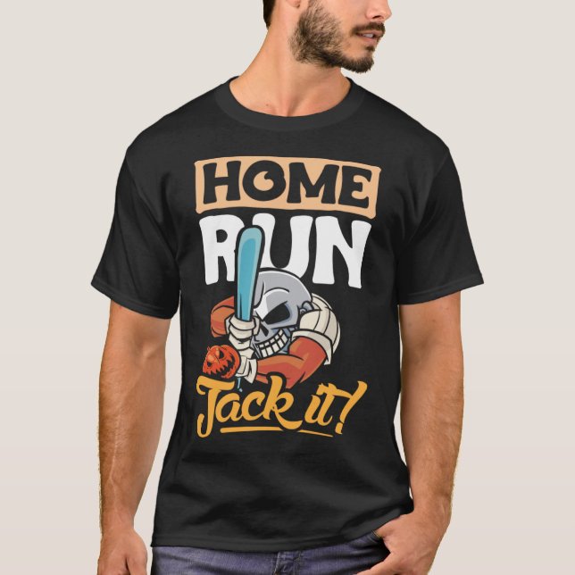 Camiseta Home run jack it design baseball player e beba (Frente)
