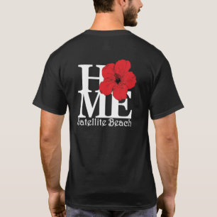Camiseta HOME Satellite Beach Red Hibisus