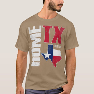 Camiseta Home Texas Texan Vintage Love