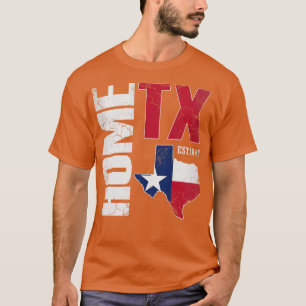 Camiseta Home Texas Texan Vintage Love