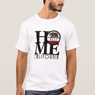 Camiseta HOME Weed California (impressão da frente)