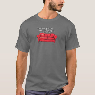 Camiseta Home = Wi-Fi liga automaticamente