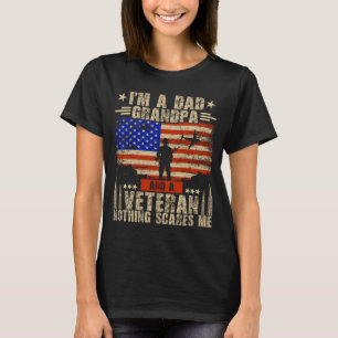 Camiseta Homem 4 De Julho _ Bandeira Dos EUA _ Um Pai Avô E