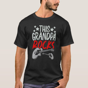 Camiseta Homem Aposentado Tocador de Baixo Guitarra Baixist
