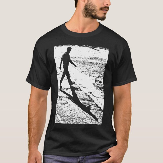 Camiseta Homem atravessando uma estrada (Frente)